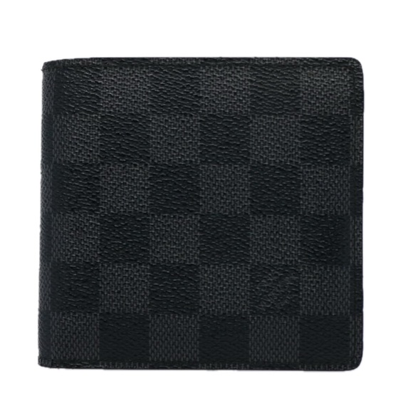 LOUIS VUITTON Damier Graphite Portefeuille Marco Wallet N62664 LV Auth bs10891 - Picture 13 of 16